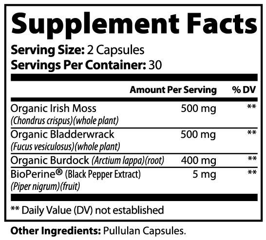 Organic Irish Sea Moss